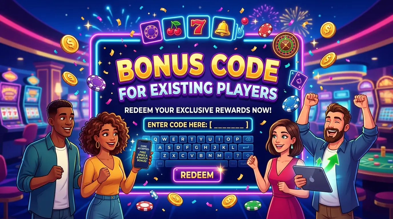 Players Palace bonus code for existing players