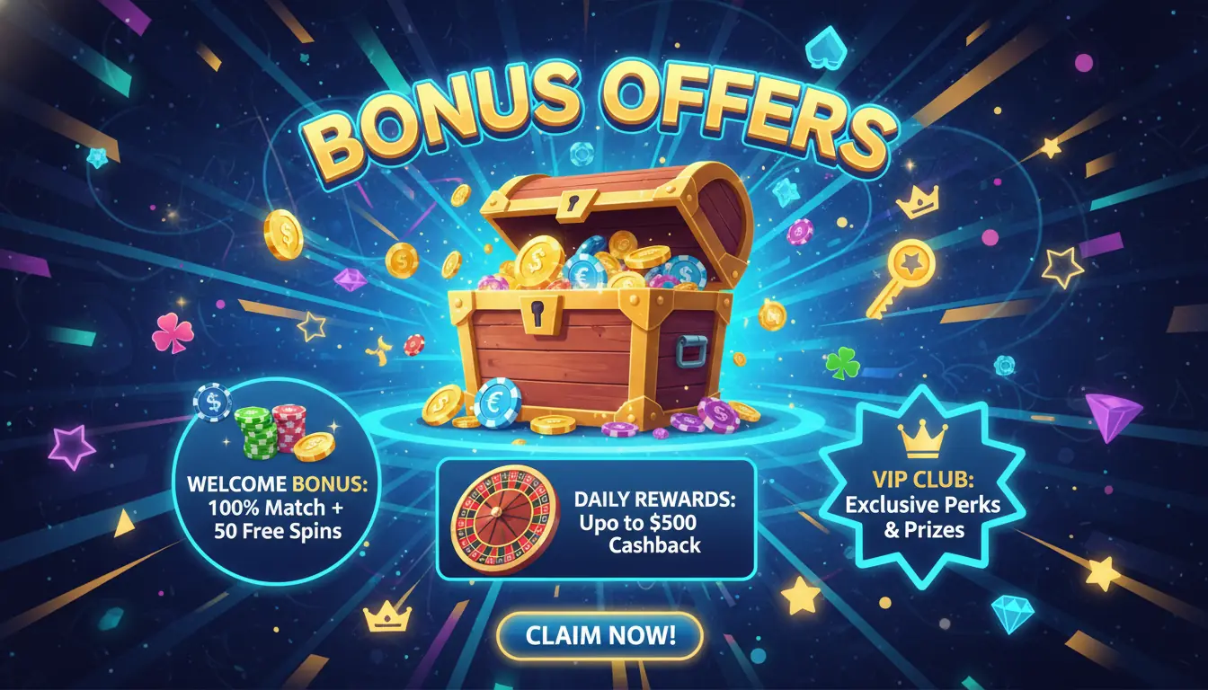 Players Palace casino bonus offers